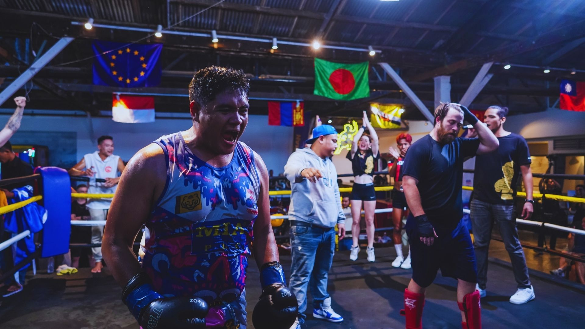 Cambodia Interclub fight night